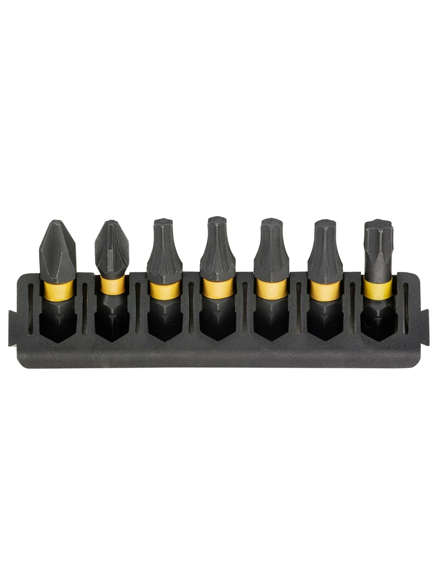 Набор бит 25мм DeWalt FLEXTORQ PH PZ TX DT70810-QZ 7шт