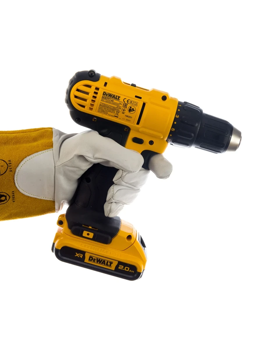 Двухскоростная безударная дрель-шуруповёрт DeWalt DCD771D2-QW