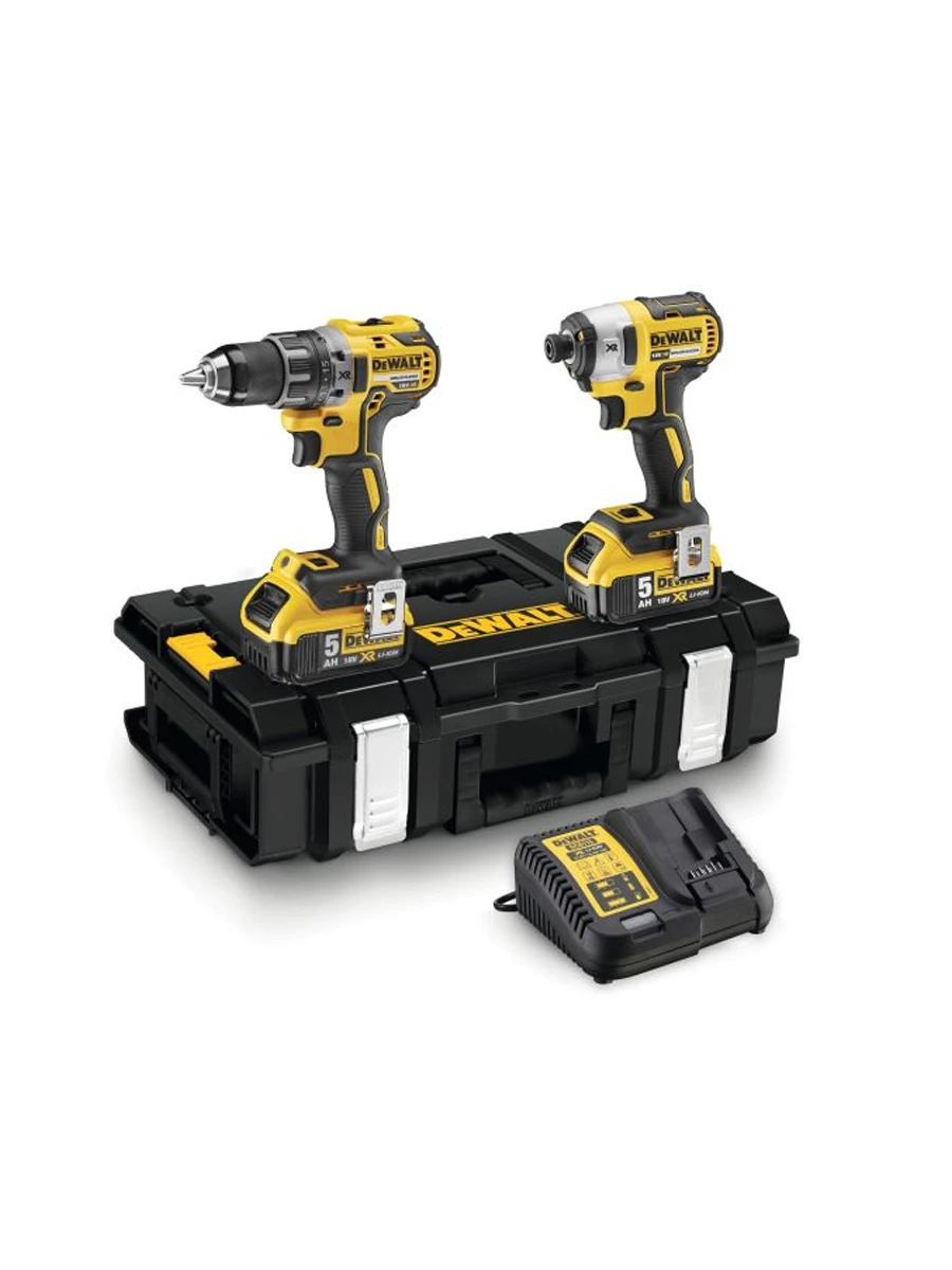 Набор DeWalt DCK266P2-QW (ударная дрель-шуруповерт DCD796 + шуруповерт DCF887)