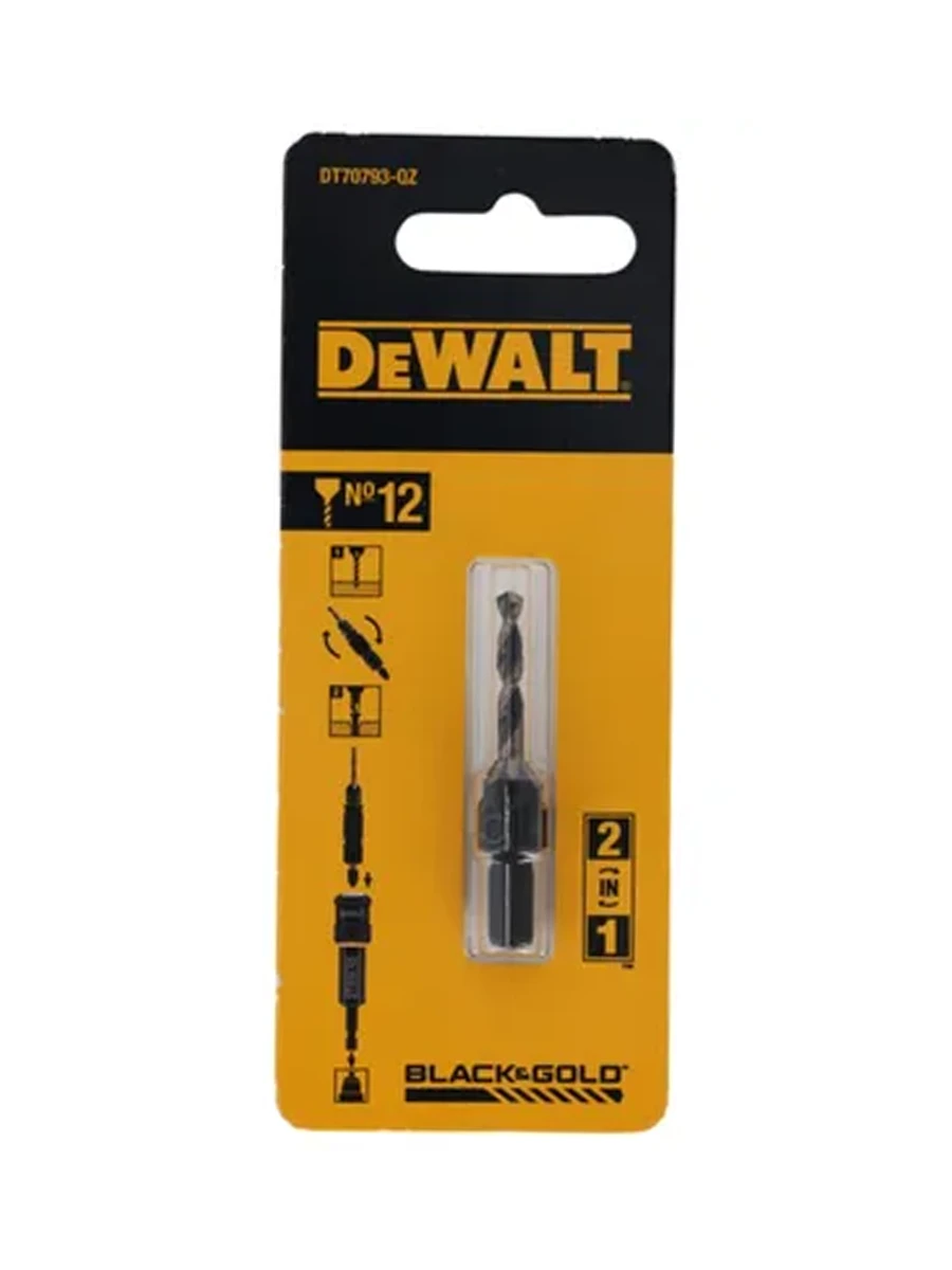 Сверло пилотное с зенкером 6 мм DeWalt Flip&Drive DT70793-XJ