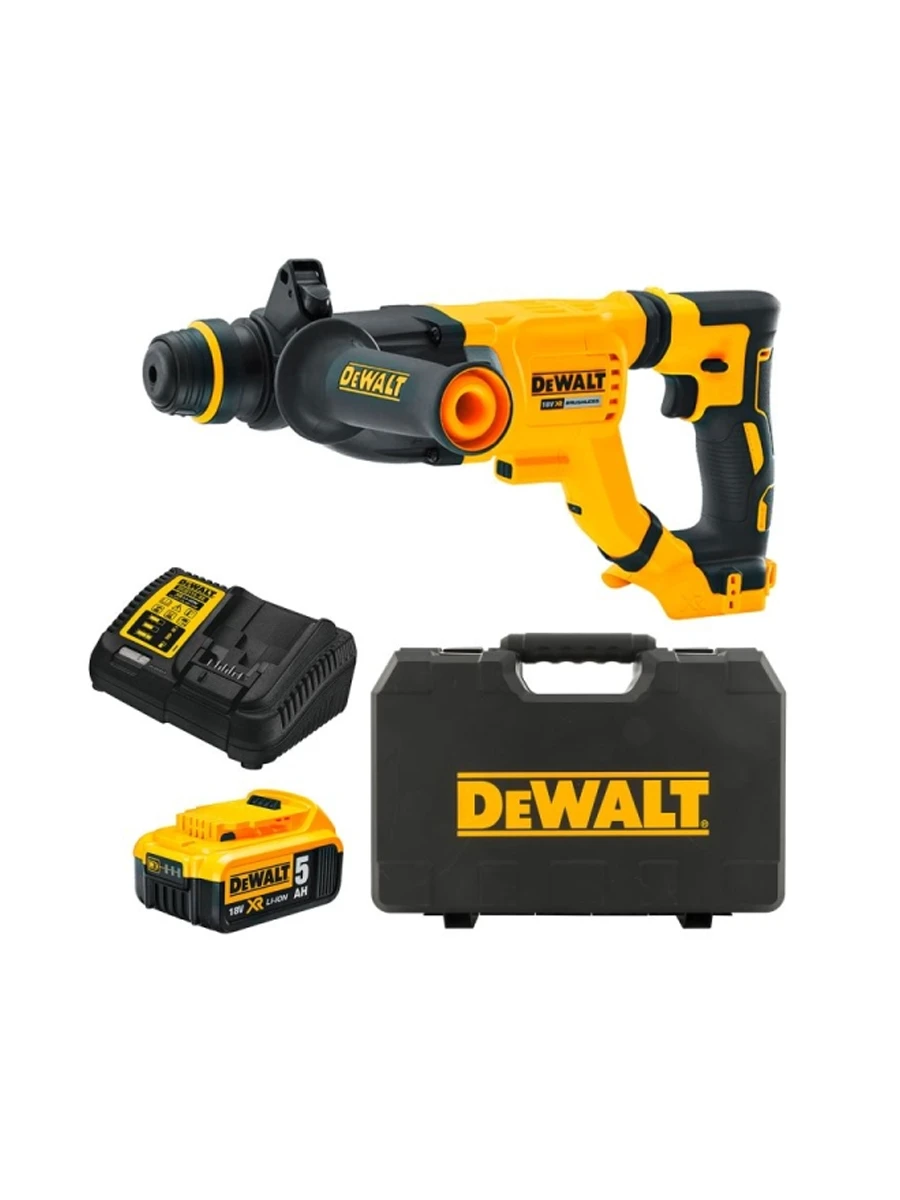 Трёхрежимный перфоратор SDS-Plus DeWalt DCH263P1-QW
