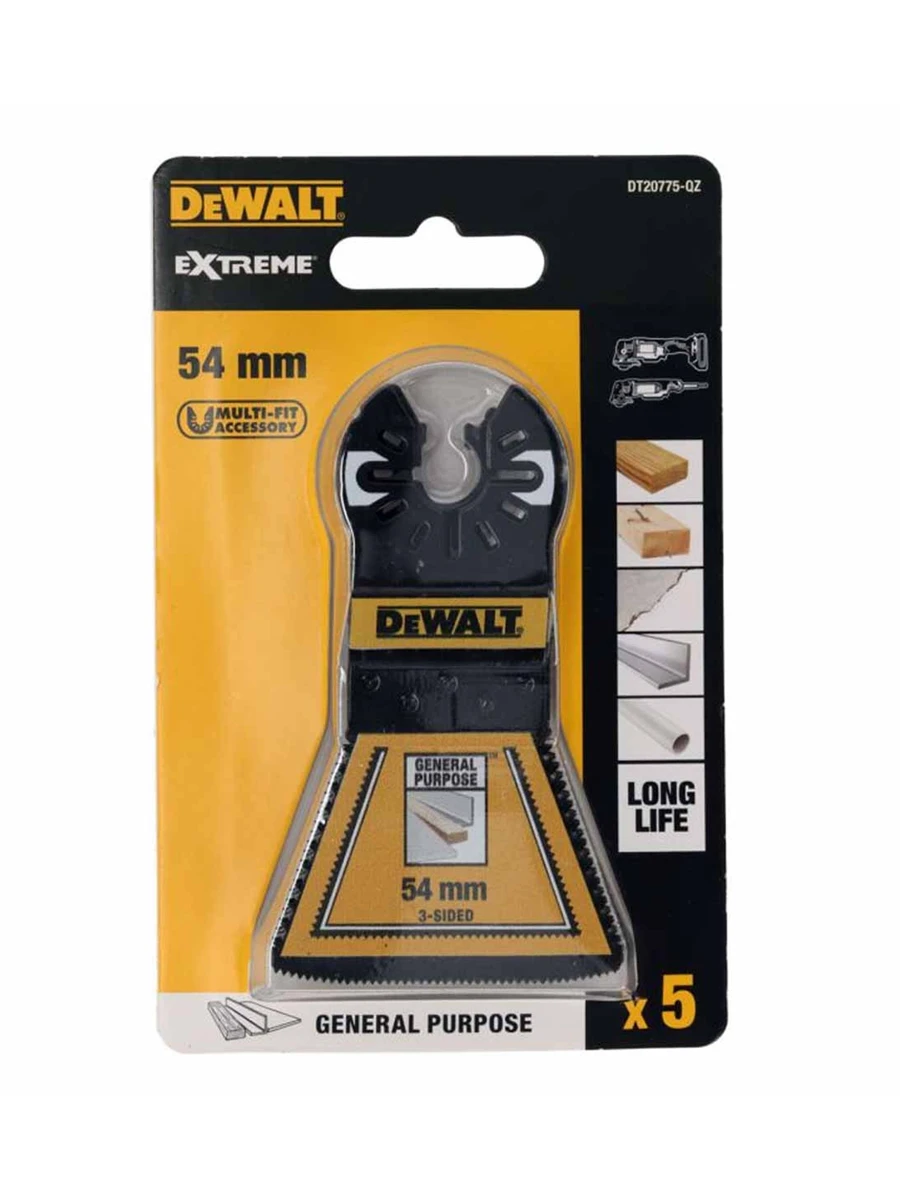 Полотно для реноватора 53 мм DeWalt DT20775-QZ 5шт