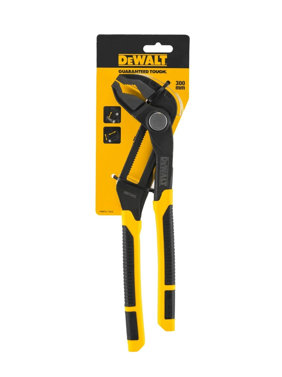 Пассатижи переставные 300 мм DeWalt DWHT0-74432
