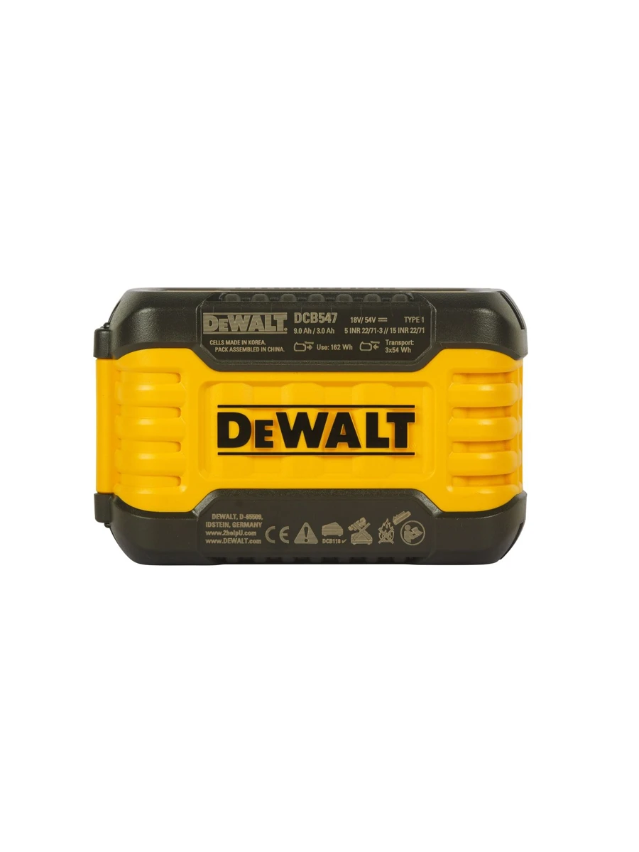Аккумулятор 3/9 Ач 18/54В DeWalt Flexwolt DCB547-XJ