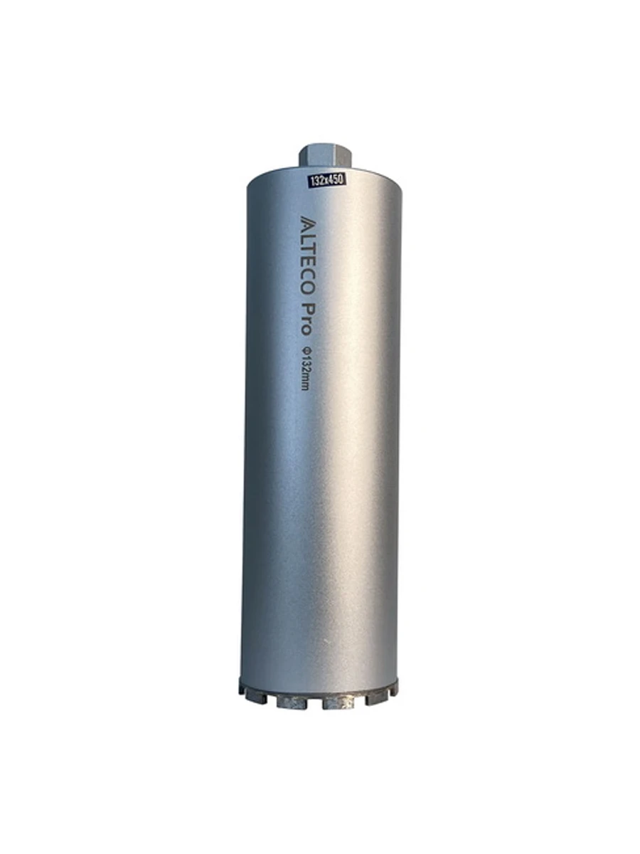 Алмазная коронка для мокрого бурения Alteco Professional 132 х 450 мм