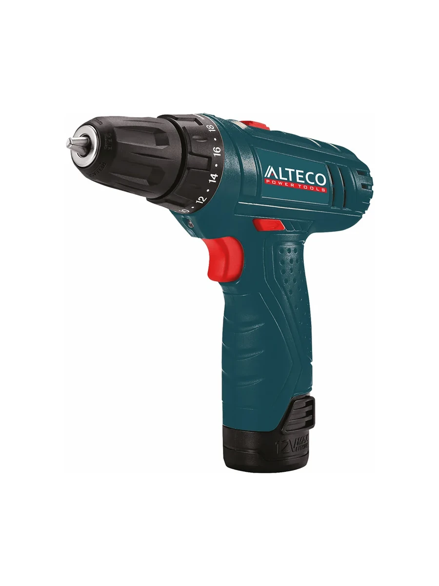 Двухскоростная безударная дрель-шуруповёрт Alteco CD 1210 Li