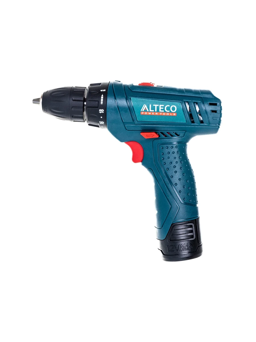 Двухскоростная безударная дрель-шуруповёрт Alteco CD 1210 Li