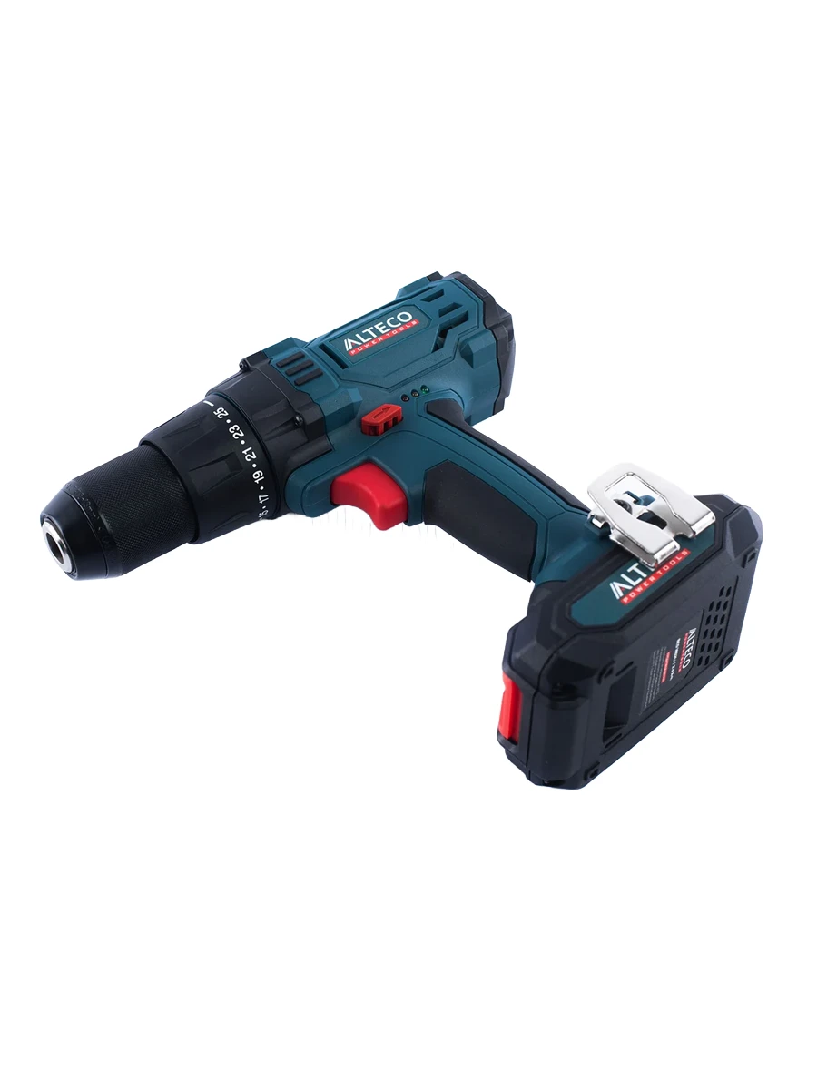Двухскоростная безударная дрель-шуруповёрт Alteco CD 1813 Li X2
