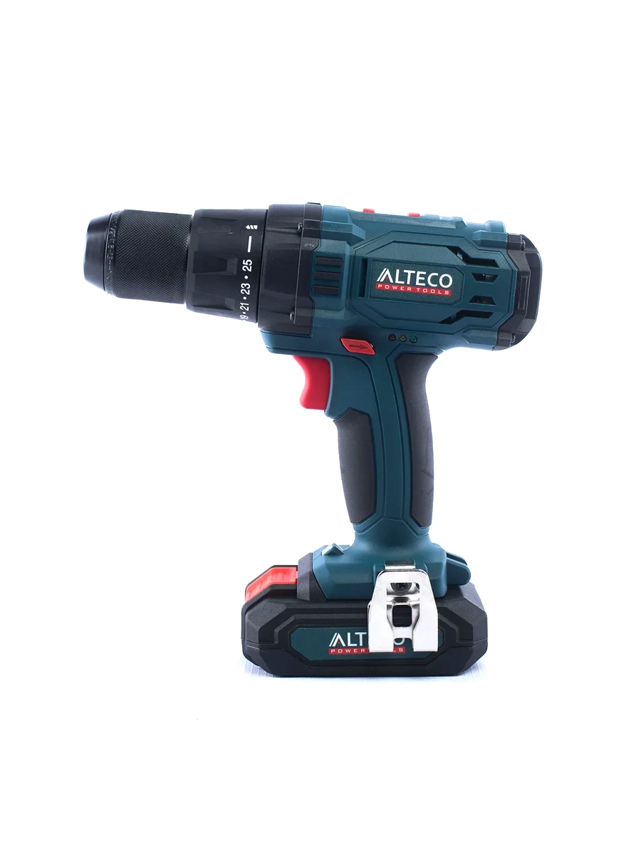 Двухскоростная безударная дрель-шуруповёрт Alteco CD 1813 Li
