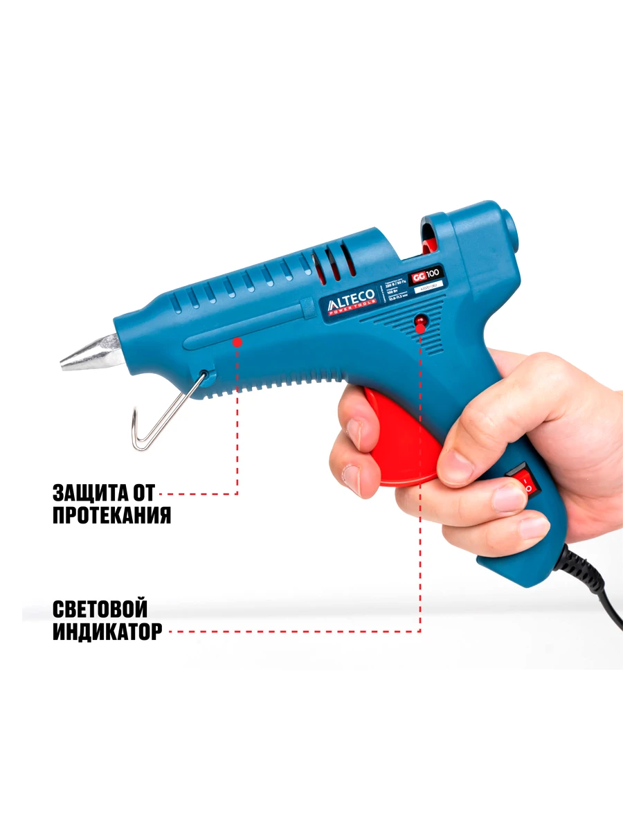 Клеевой пистолет Alteco GG 100 (67913)