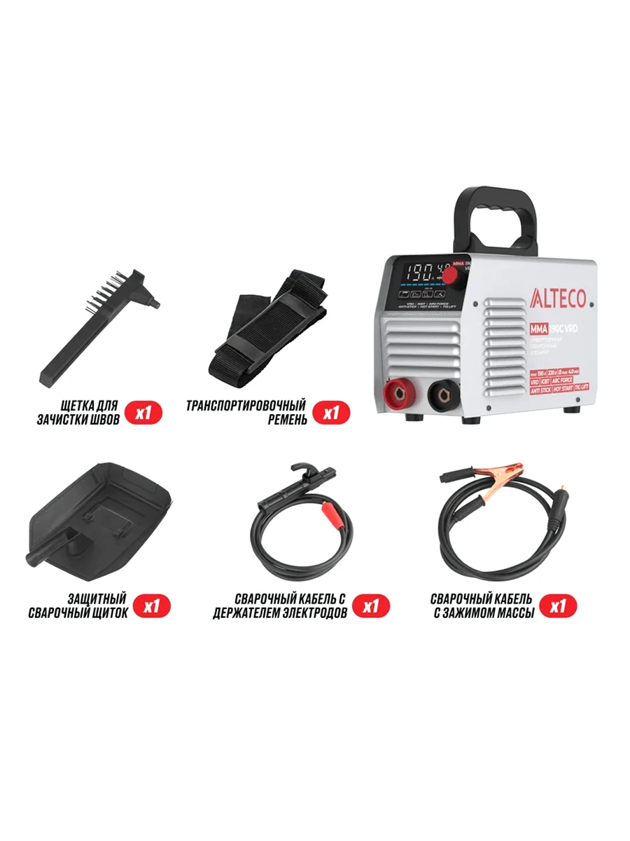 Сварочный аппарат 10-190А 220В Alteco MMA-190С VRD (70221)