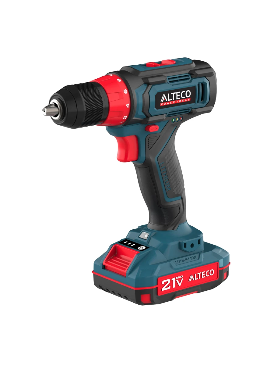 Двухскоростная безударная дрель-шуруповёрт Alteco CD 21-35