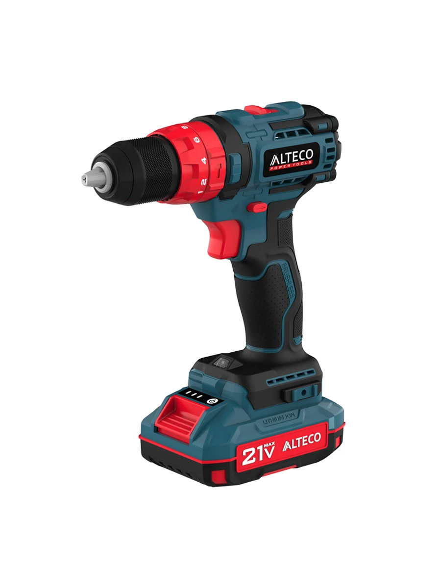 Двухскоростная ударная дрель-шуруповёрт Alteco CID 21-45 BL