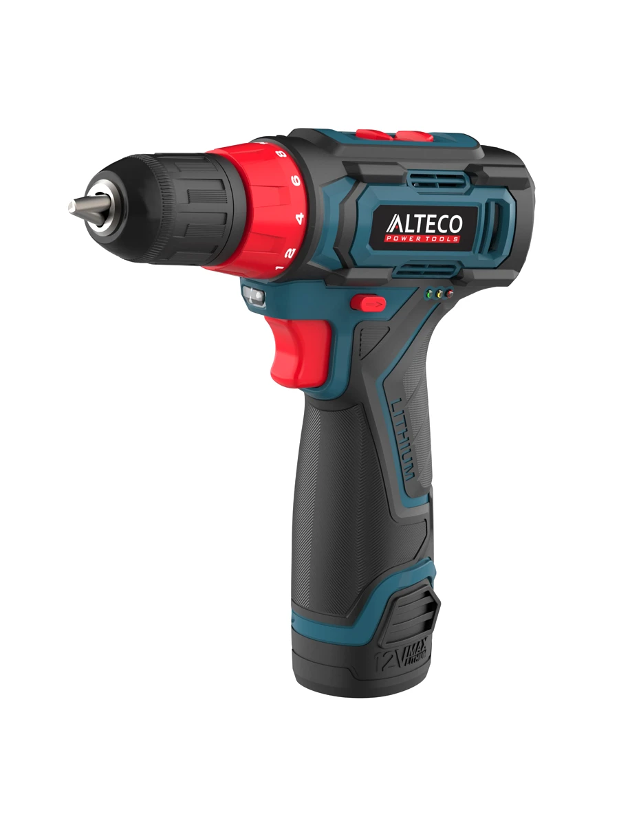 Двухскоростная безударная дрель-шуруповёрт Alteco CD 12-23