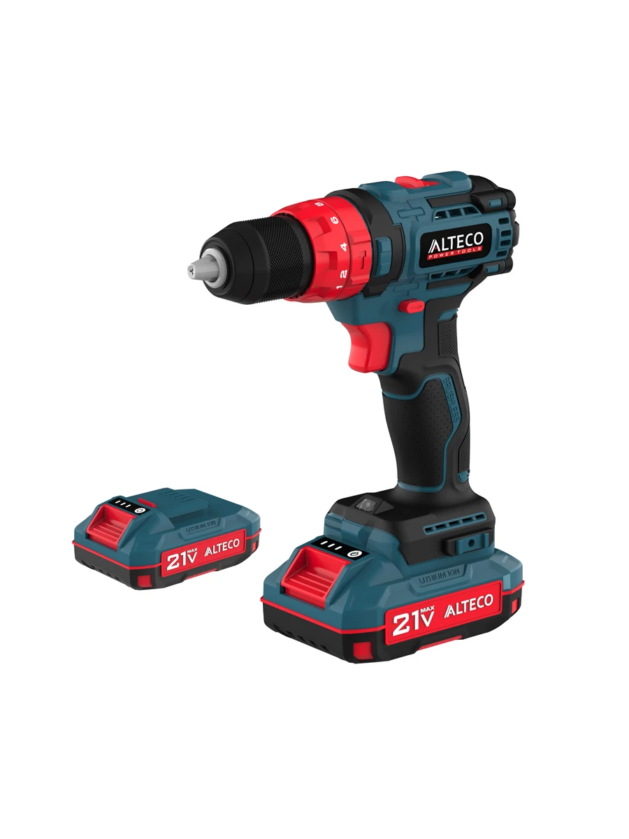 Двухскоростная ударная дрель-шуруповёрт Alteco CID 21-45 BL X2