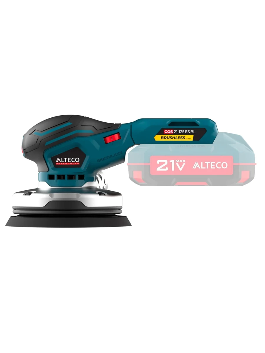 Эксцентриковая шлифмашина Alteco COS 21-125 ES BL Solo (без АКБ и ЗУ)