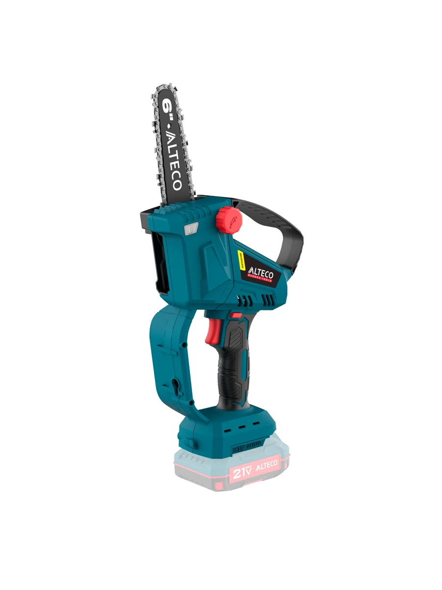 Аккумуляторная цепная мини-пила Alteco CMC 21-15 BL Solo (без АКБ и ЗУ)