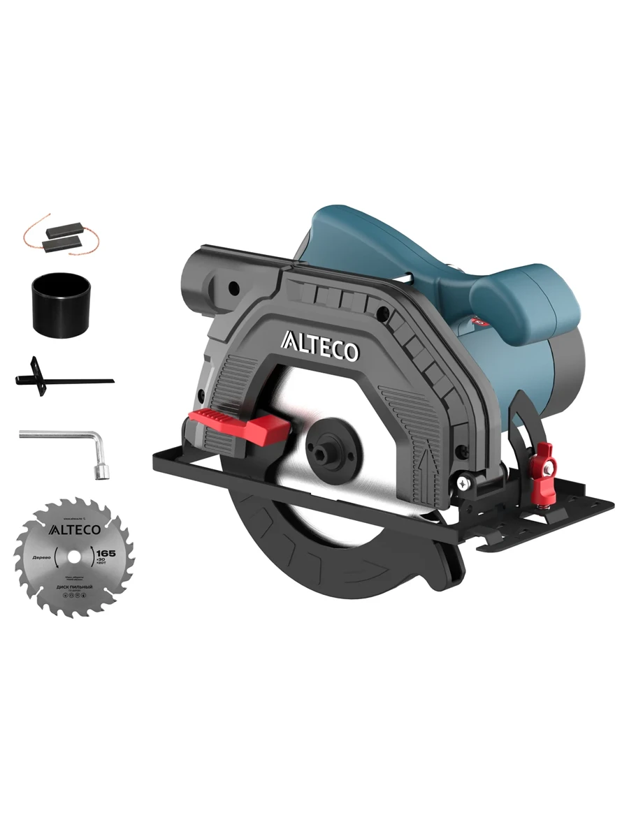 Пила дисковая 165мм Alteco CS 1350-165