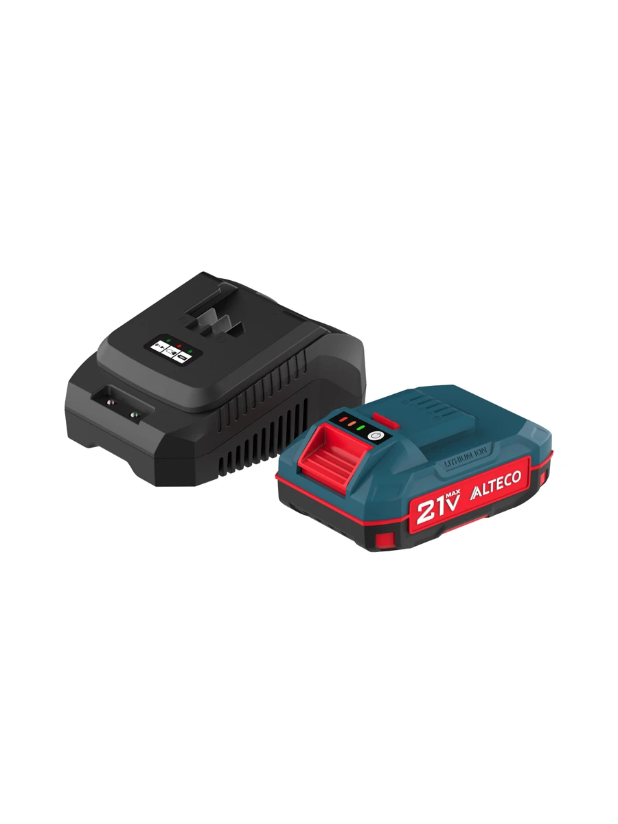 Набор аккумулятор 2Ач 21В + зарядное устройство Alteco BCD 21-20 Li + BC 21-40 QF