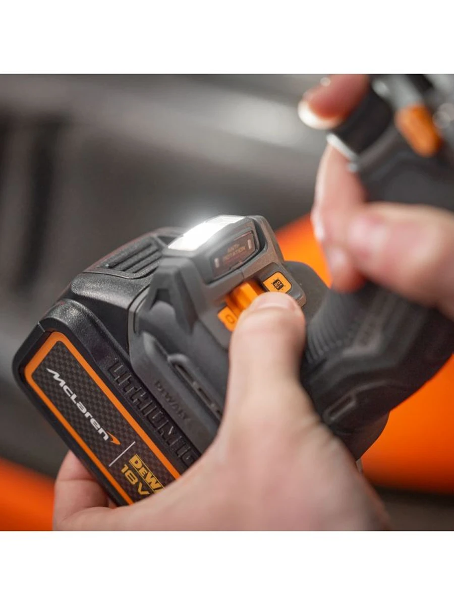 Двухскоростная ударная дрель-шуруповёрт DeWalt McLaren Limited Edition DCD85MP2T-QW