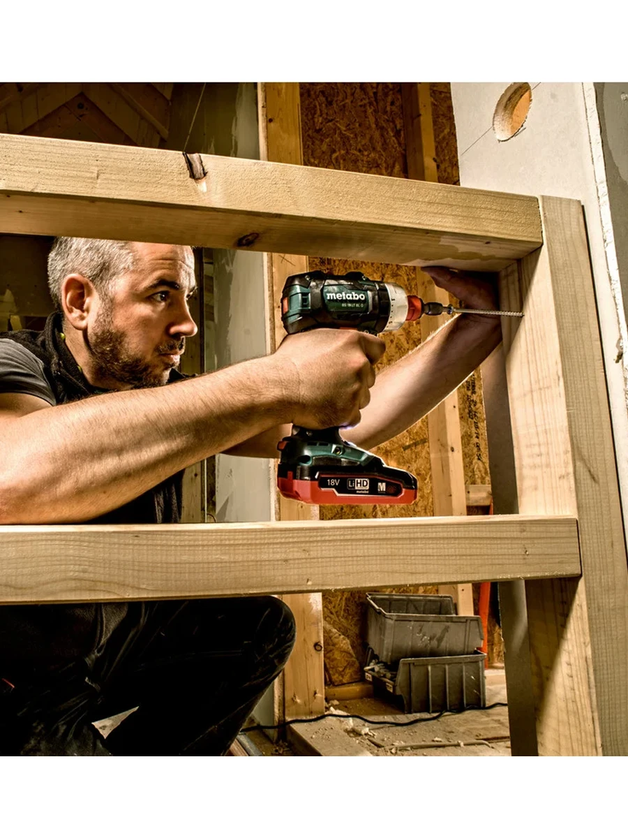 Двухскоростная безударная дрель-шуруповёрт Metabo BS 18 LT BL Q (602334800)