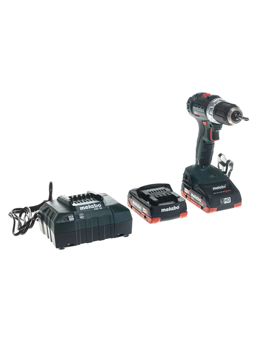 Двухскоростная безударная дрель-шуруповёрт Metabo BS 18 L BL (602326800)