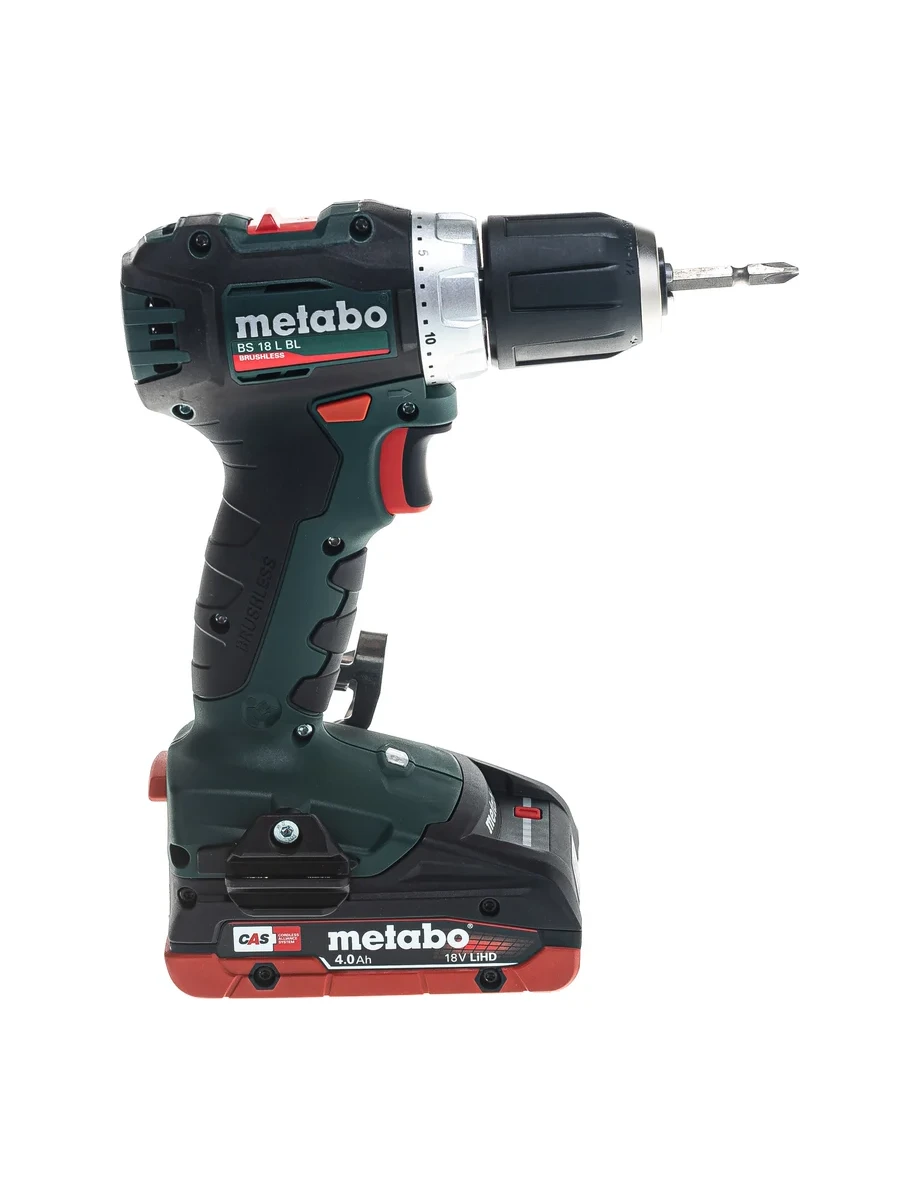 Двухскоростная безударная дрель-шуруповёрт Metabo BS 18 L BL (602326800)