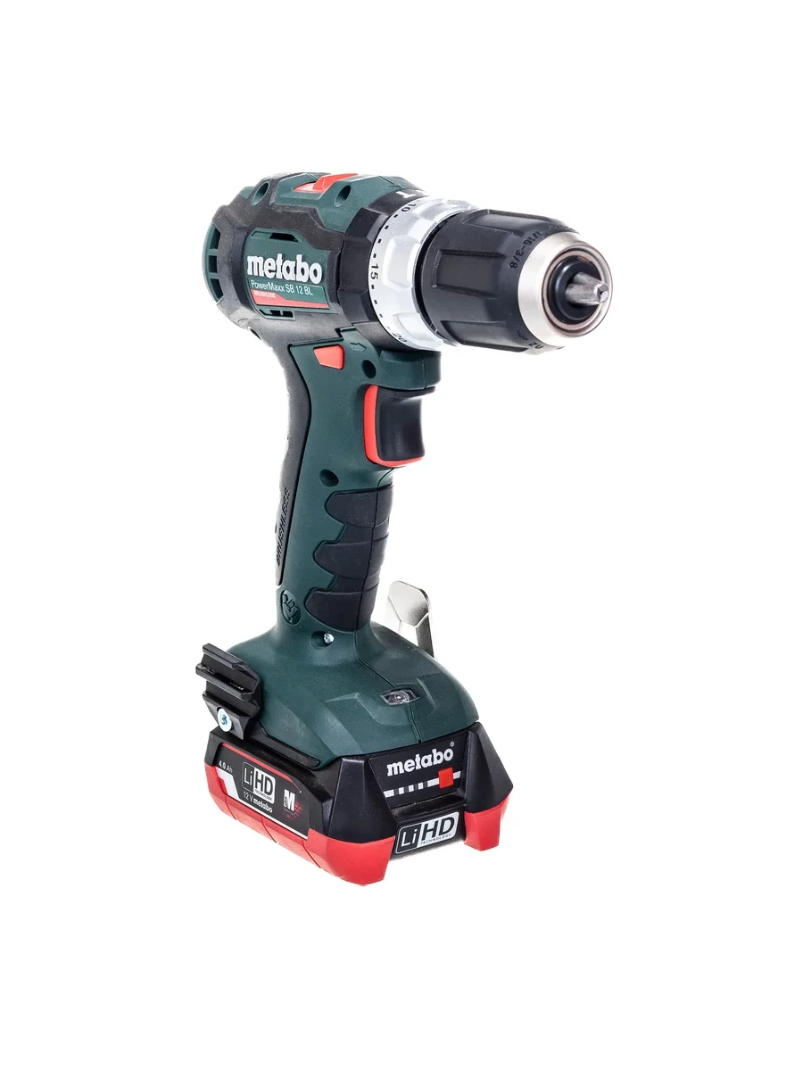 Двухскоростная ударная дрель-шуруповёрт Metabo PowerMaxx SB 12 BL (601077800)