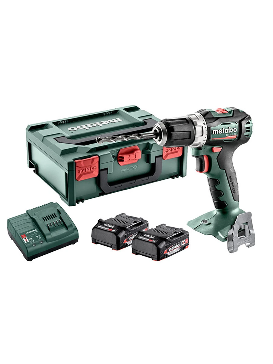Двухскоростная безударная дрель-шуруповёрт Metabo BS 18 L BL (613155500)