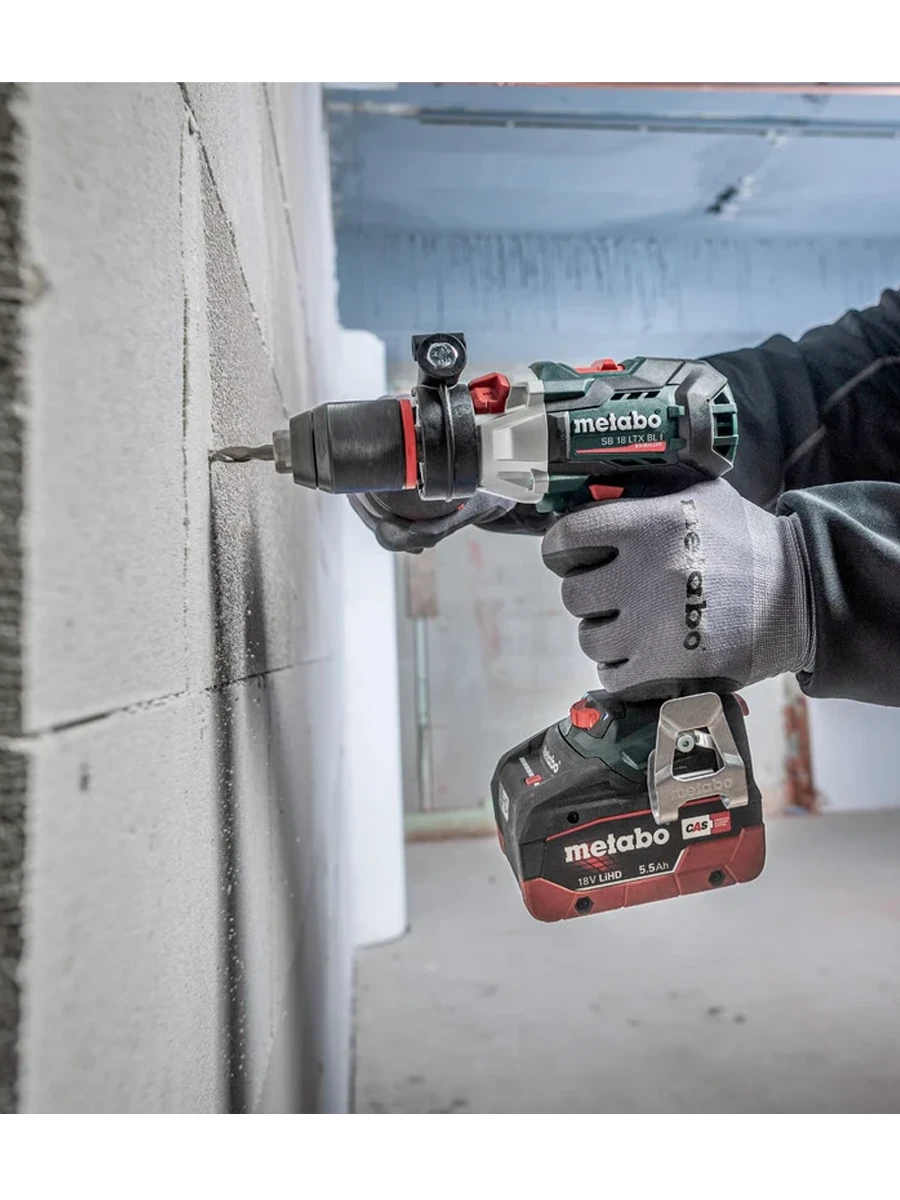 Двухскоростная ударная дрель-шуруповёрт Metabo SB 18 LTX BL I (602360500)
