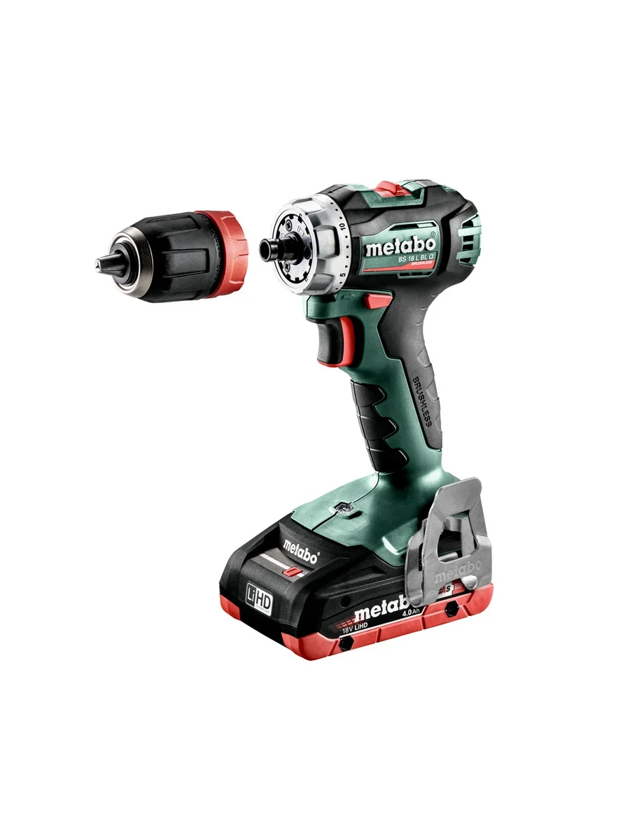 Двухскоростная безударная дрель-шуруповёрт Metabo BS 18 L BL Q (602327800)