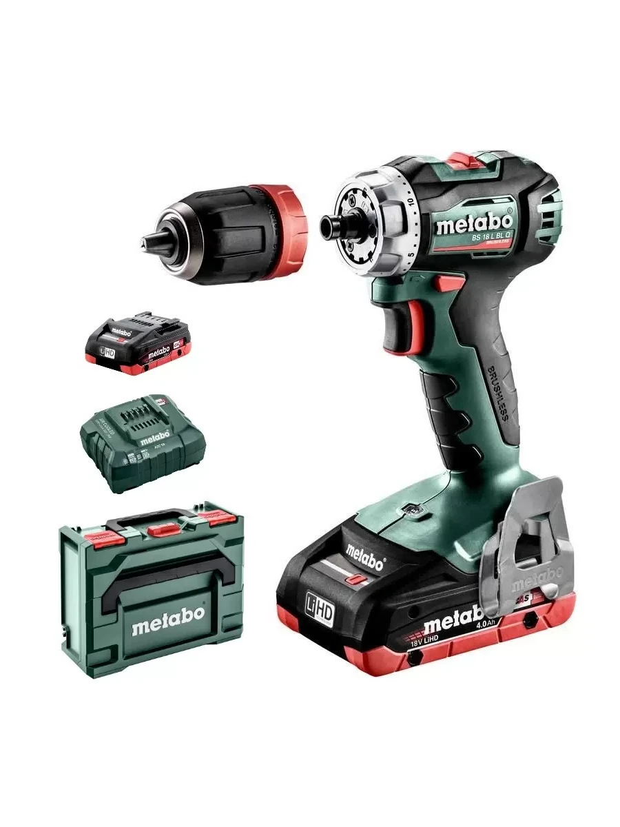 Двухскоростная безударная дрель-шуруповёрт Metabo BS 18 L BL Q (602327800)