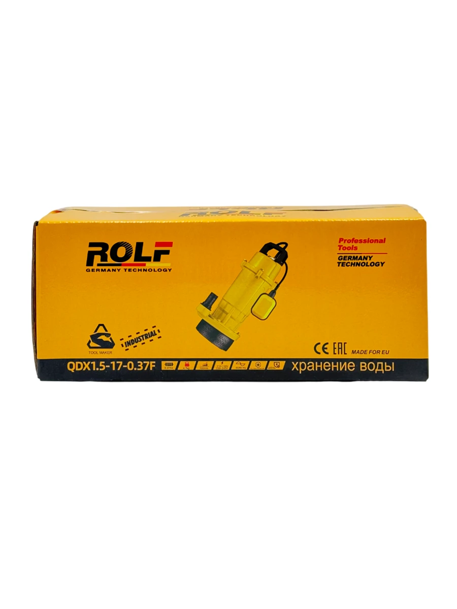 Погружной садовый насос Rolf TOP-QDX1.5-17-0.37F