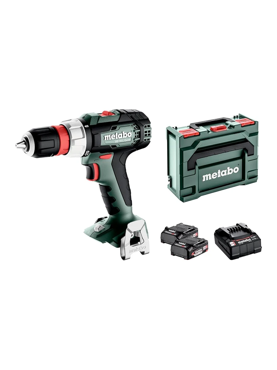 Двухскоростной шуруповёрт Metabo BS 18 L Quick (614052500)