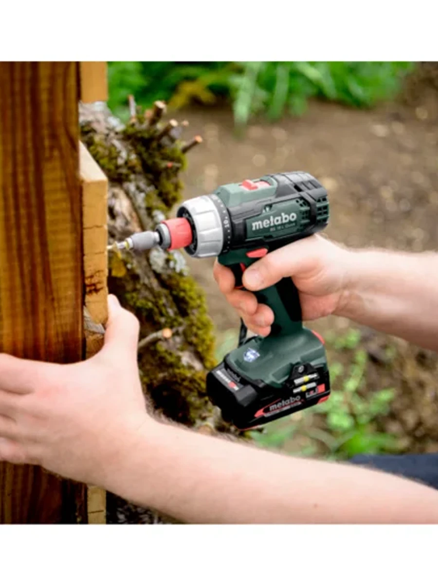 Двухскоростной шуруповёрт Metabo BS 18 L Quick (614052500)