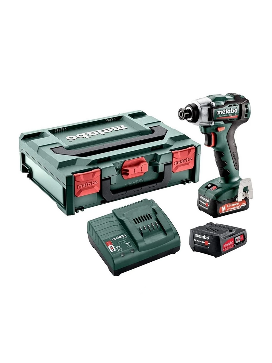 Гайковёрт Metabo PowerMaxx SSD 12 BL (601115500)