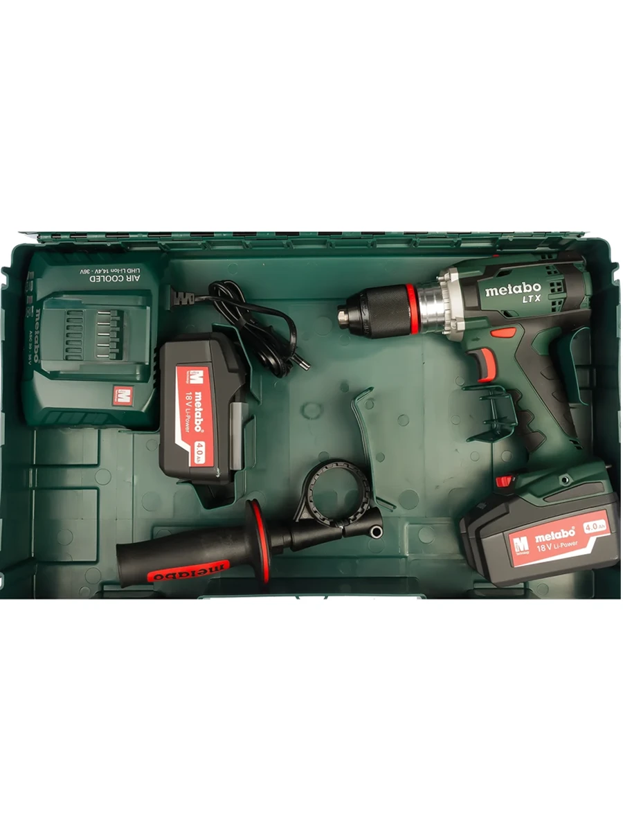 Двухскоростная безударная дрель-шуруповёрт Metabo BS 18 LTX Impuls (602191500)