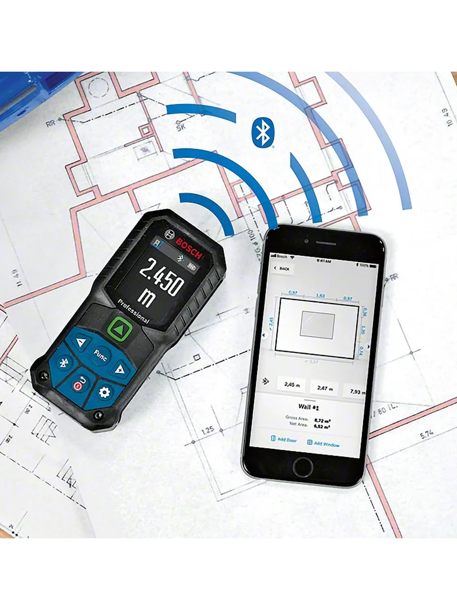 Лазерный дальномер Bosch GLM 50-27 CG (0601072U01)