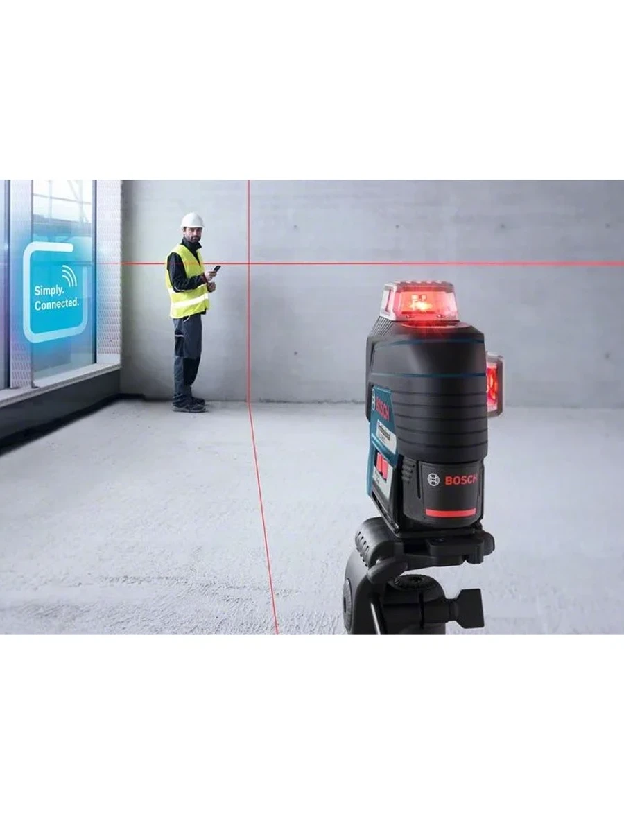 Лазерный нивелир Bosch GLL 3-80C + LR7 + L-boxx (0601063R05)