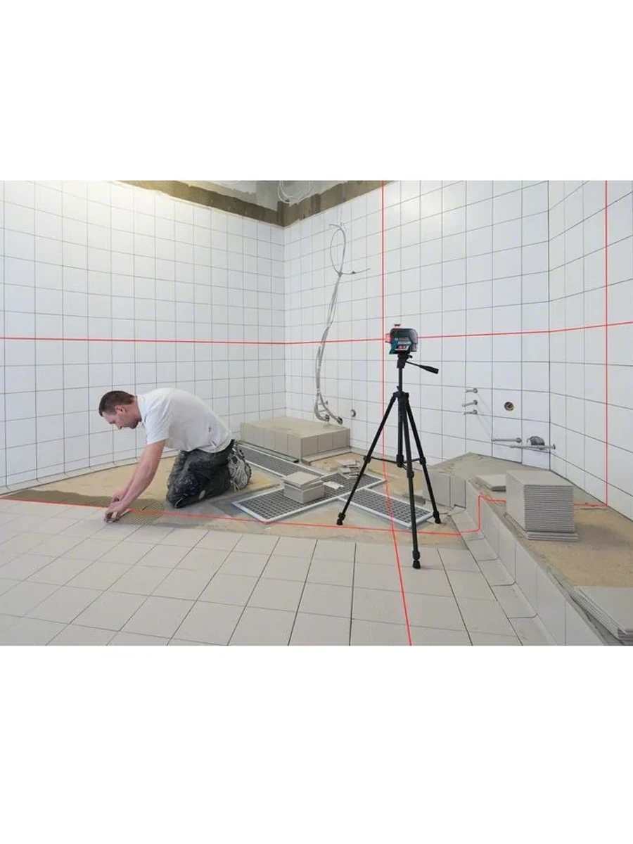 Лазерный нивелир Bosch GLL 3-80C + LR7 + L-boxx (0601063R05)