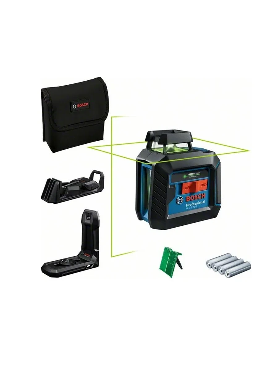 Лазерный нивелир Bosch GLL 2-20 G, LB 10 (0601065000)