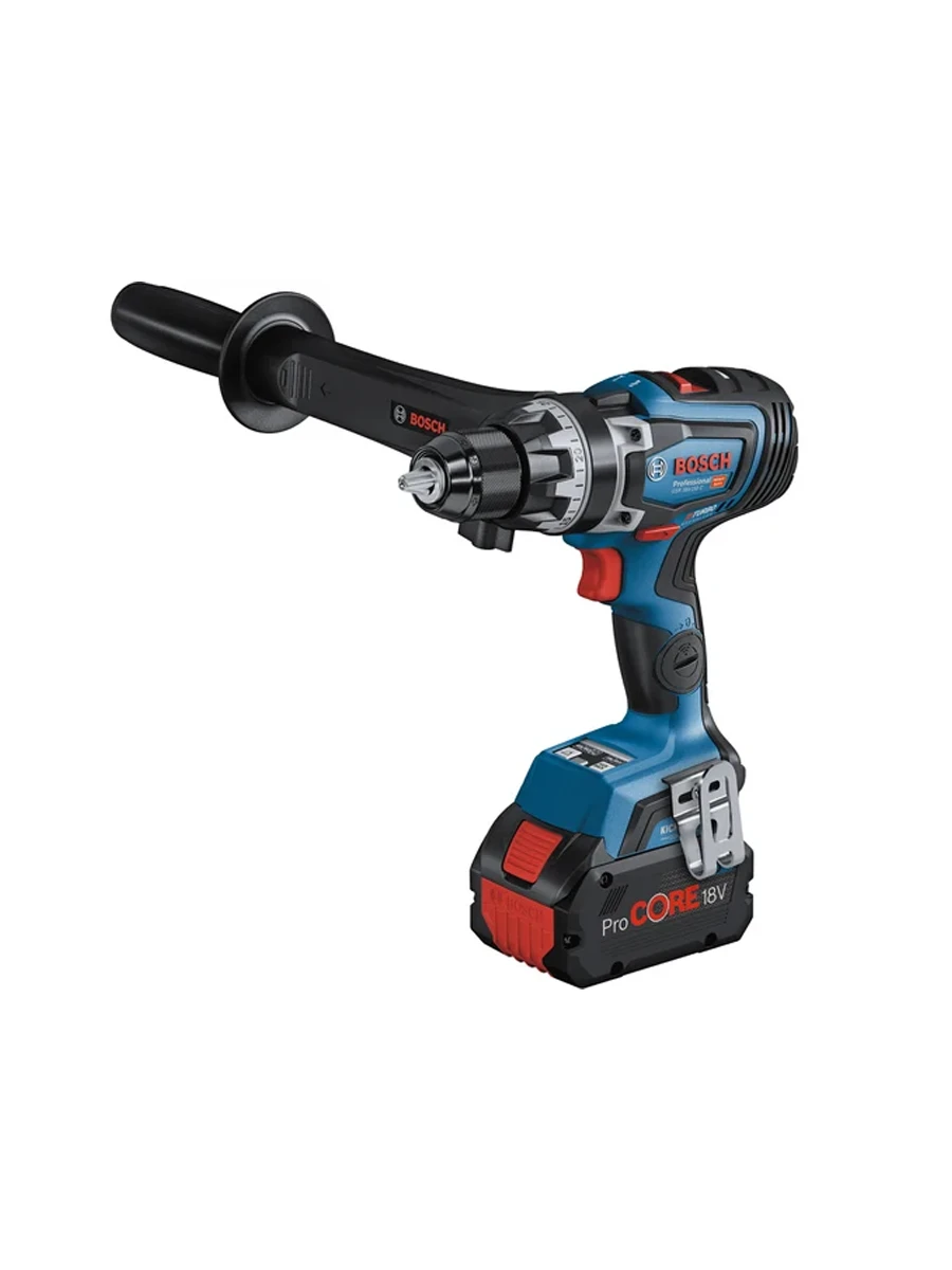 Двухскоростная безударная дрель-шуруповёрт Bosch GSR 18V-150 C + 2x PC 18V 8Ah (06019J5005)