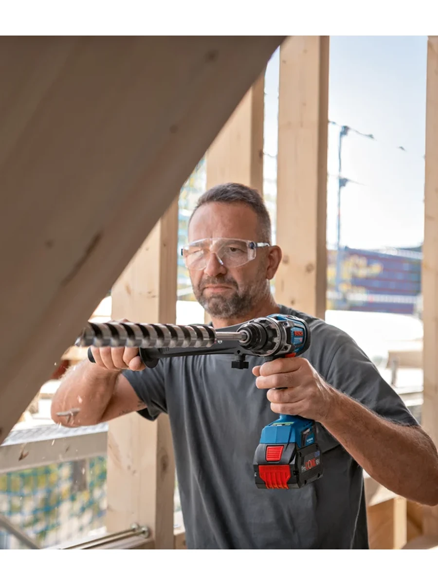 Двухскоростная безударная дрель-шуруповёрт Bosch GSR 18V-150 C + 2x PC 18V 8Ah (06019J5005)