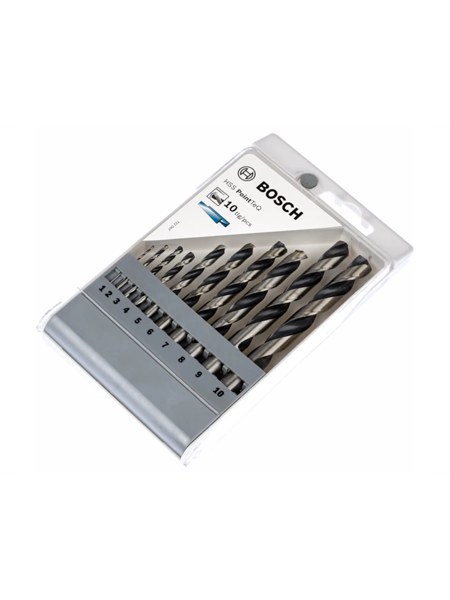 Набор сверл 1.0-10 мм HSS PointTeQ Bosch 2608577348 10шт