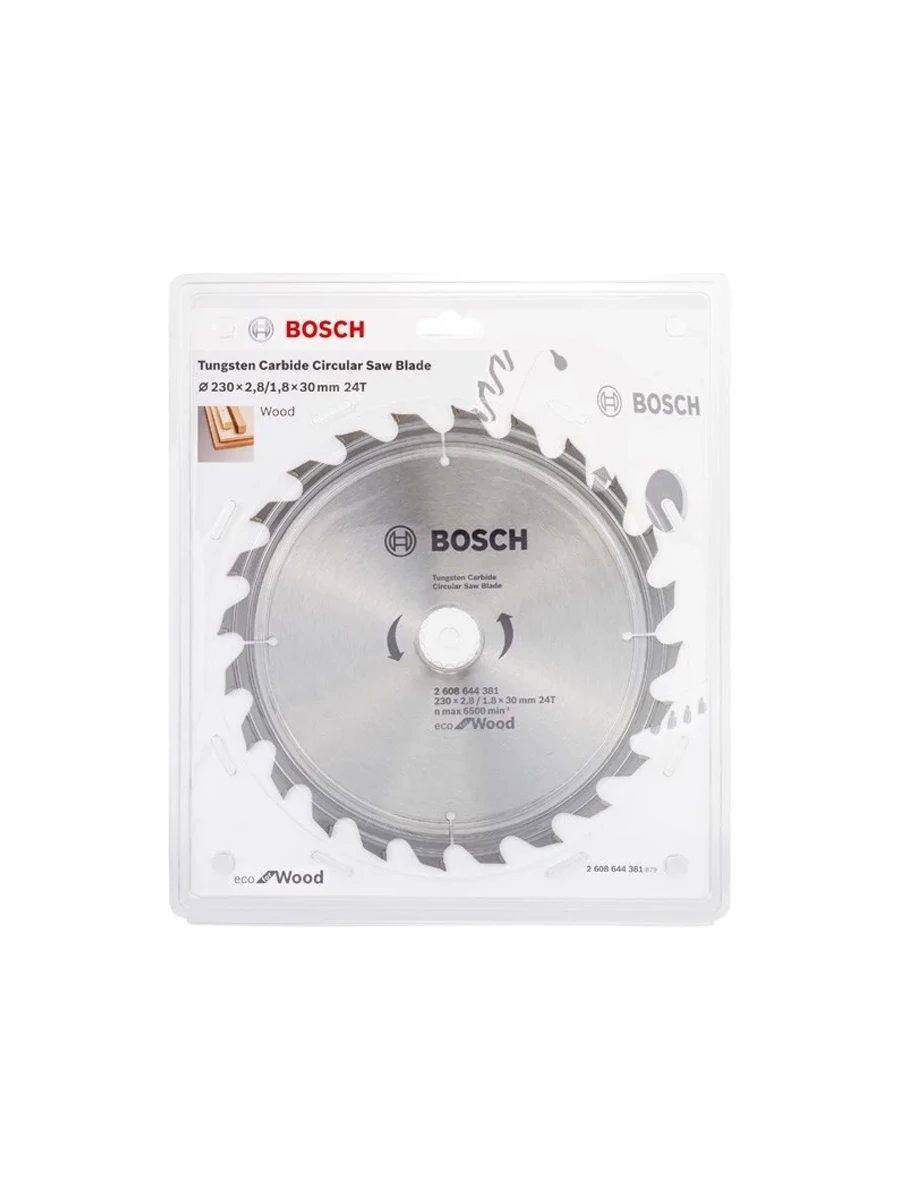 Пильный диск по дереву 230 х 30 мм Bosch Eco Wood 2608644381