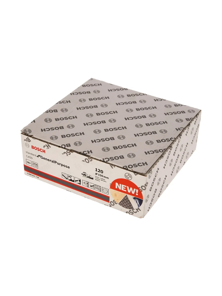 Шлифовальный диск 150 мм Bosch Standard for General Purpose 2608621734 50шт
