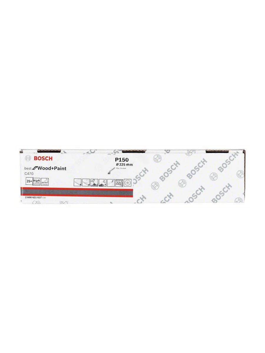 Шлифовальный диск 225 мм Bosch Best for Wood+Paint 2608621037 25шт