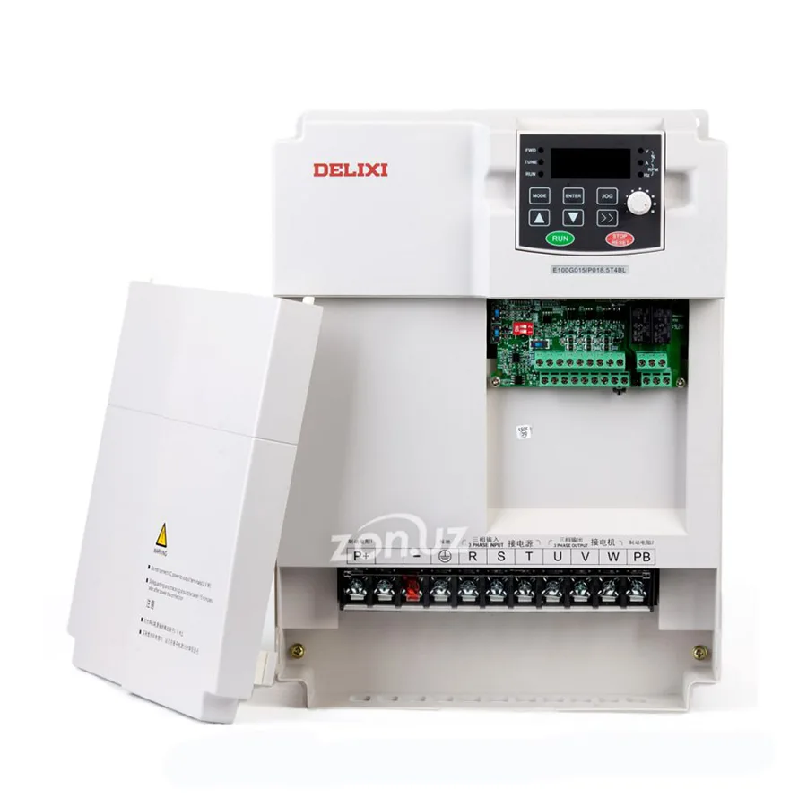 Частотный преобразователь 15-18.5 кВт 380В Delixi E100G015/P018.5T4BL