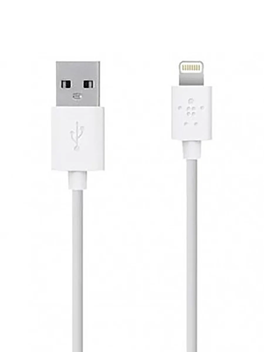 Кабель передачи данных USB Type-A - Lightning Belkin F8J-023-1.2M белый