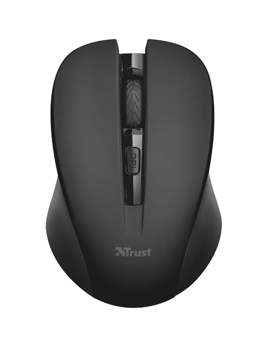 Беспроводная мышь 1800 dpi 4 клавиши Trust Mydo Silent черный